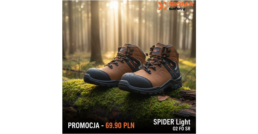 WYPRZEDAŻ - Trzewiki SPIDER LIGHT O2.