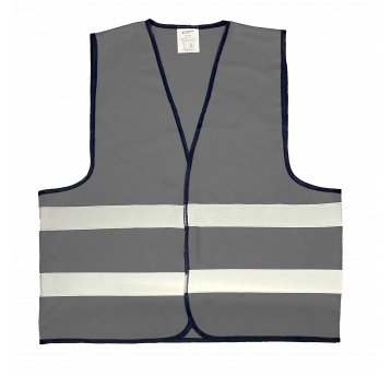 Kamizelka odblaskowa SZARA