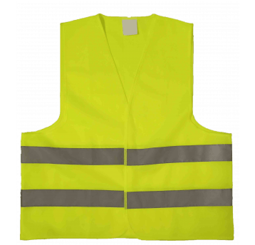 Kamizelka odblaskowa żółta Fluo