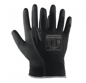 Rękawice robocze PURE BLACK